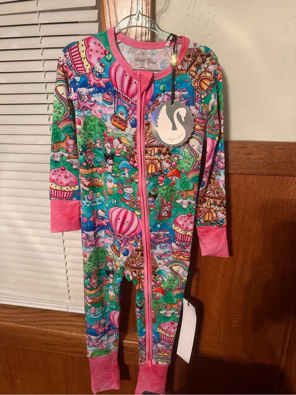 2T Sugar Swan Hello Kitty Bamboo Zippy *New with Tags*
